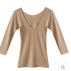 Numi The Three Quarter Undershirt Almond Large New With Tags
